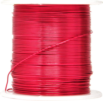 Mandala Crafts 22 Gauge Anodized Aluminum Craft Wire for Jewelry Making - 450 FT Colored Flexible Silver Copper True Blue Black Red Kelly Green Wire - Bendable for Bonsai Armature Crafting Sculpting - Crafty Corner