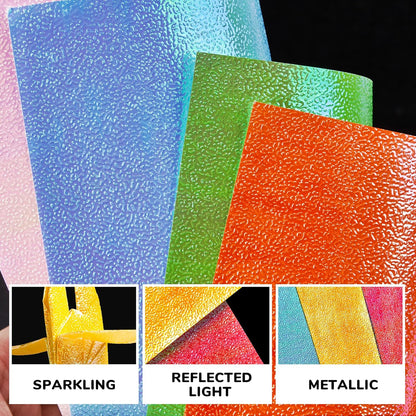Textured Origami Paper 6x6 Inches - 50 Sheets Durable and tear-resistant with Artistic Patterns - Premium Craft Paper for Beginners & Experts, Ideal for Scrapbooking, Card Making and DIY Crafts - Crafty Corner