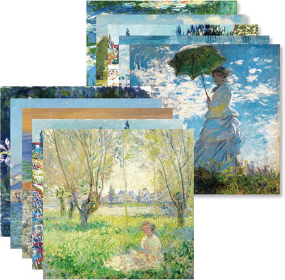 Origami Paper Kit 50 Sheets 6 Inch Square Double Sided Color 10 Vivid Colors for Hand Crafts Origami Paper Arts Creativity.Monet - Crafty Corner