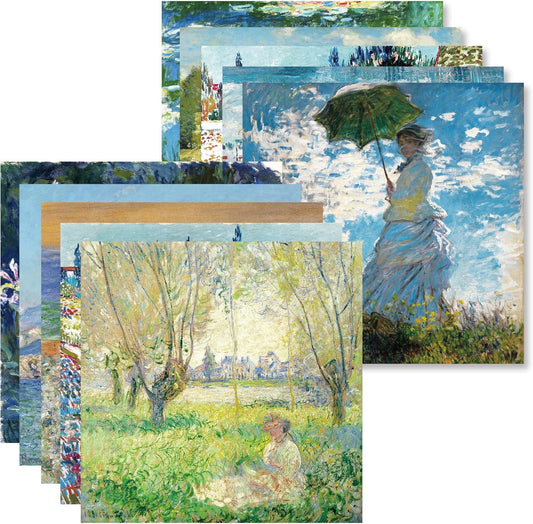 Origami Paper Kit 50 Sheets 6 Inch Square Double Sided Color 10 Vivid Colors for Hand Crafts Origami Paper Arts Creativity.Monet - Crafty Corner