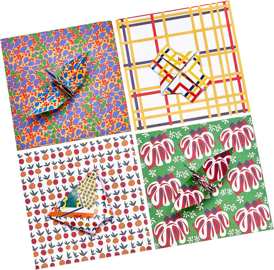Origami Paper 6x6 Inches, 50 Sheets, Vintage Masterpiece & Impressionist Art, Mondrian Neo-Plasticism & Matisse - Fauvism,Double-Sided Folding Paper for Adult,Kids, Ideal for Scrapbooking, DIY Craft - Crafty Corner