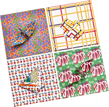Origami Paper 6x6 Inches, 50 Sheets, Vintage Masterpiece & Impressionist Art, Mondrian Neo-Plasticism & Matisse - Fauvism,Double-Sided Folding Paper for Adult,Kids, Ideal for Scrapbooking, DIY Craft - Crafty Corner