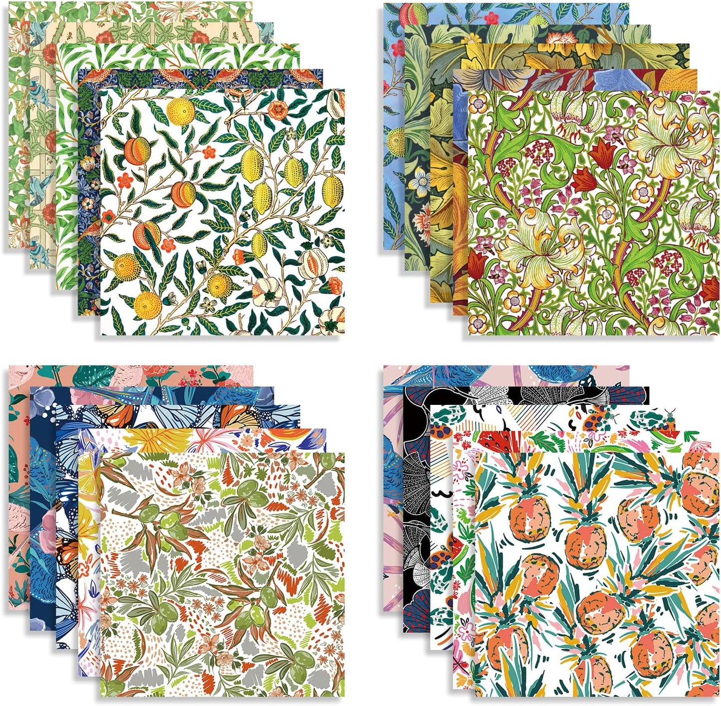 Origami Paper Kit 100 Sheets 6 Inch Square Double Sided Color 20 Vivid Colors for Hand Crafts Origami Paper Arts Creativity.Summer - Crafty Corner