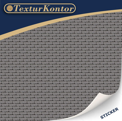 3 Sheets Self-Adhesive Decorative Film Paving Stones and Surfaces for Model Making in Scale 1:87 Scale H0 (UK: 3.5 mm Scale) (Wall Bricks)