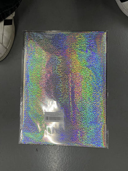 100PCS Toner Reactive Foil for Card Making 11.4x7.9inch Transfer Foil Paper for Circut Foil Transfer Foil Roll Toner Reactive Foil Foil by Laser Printer&Laminator Embossed Metallic Foil Paper Sheets