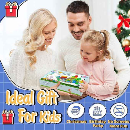 Magnetic Tiles - Road Set, Magnetic Building Blocks, Preschool Montessori Toys Gift for 3+ Year Old Boys and Girls, Sensory Christmas Toys for Kids Aged 3-5 and 4-8, Ideas for Toddler with Autism