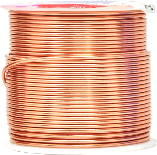 Mandala Crafts 16 Gauge Anodized Aluminum Craft Wire for Jewelry Making – 390 FT Colored Flexible Silver Copper Gold True Blue Purple Pink Wire - Bendable for Bonsai Armature Crafting Sculpting - Crafty Corner