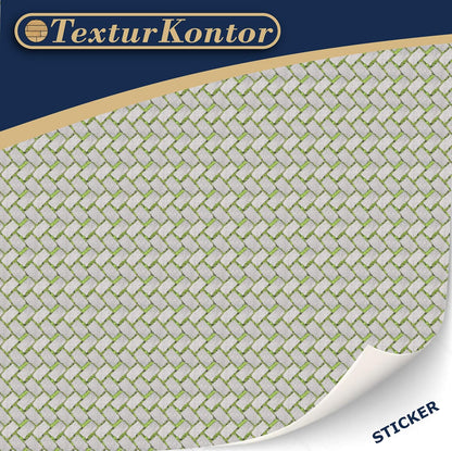 3 Sheets Self-Adhesive Decorative Film Paving Stones and Surfaces for Model Making in Scale 1:87 Scale H0 (UK: 3.5 mm Scale) (Paving Stones with Moss)