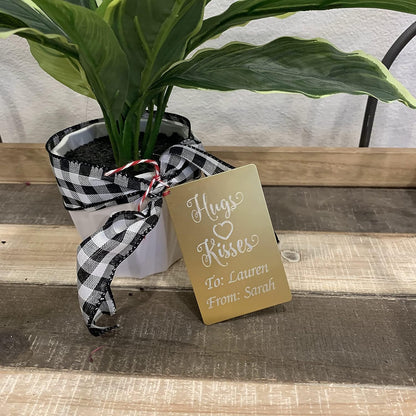 Metal Engraving Blanks for Etching w/Silhouette Cameo 4 Pro Plus, Brother Scan and Cut, Maker, Explore Air 2 or Laser Engraving Blanks - Anodized Aluminum Sheet Metal & Plates for Crafting- 10 Pack