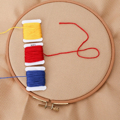 Aida Cloth 14 Count Cross Stitch Fabric,19×28inch (14CT, Khaki)