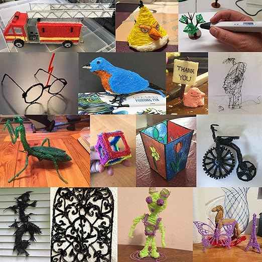 MYNT3D Professional Printing 3D Pen with OLED Display & 3D Pen Mat Kit, DesignPad + FreePad,Black