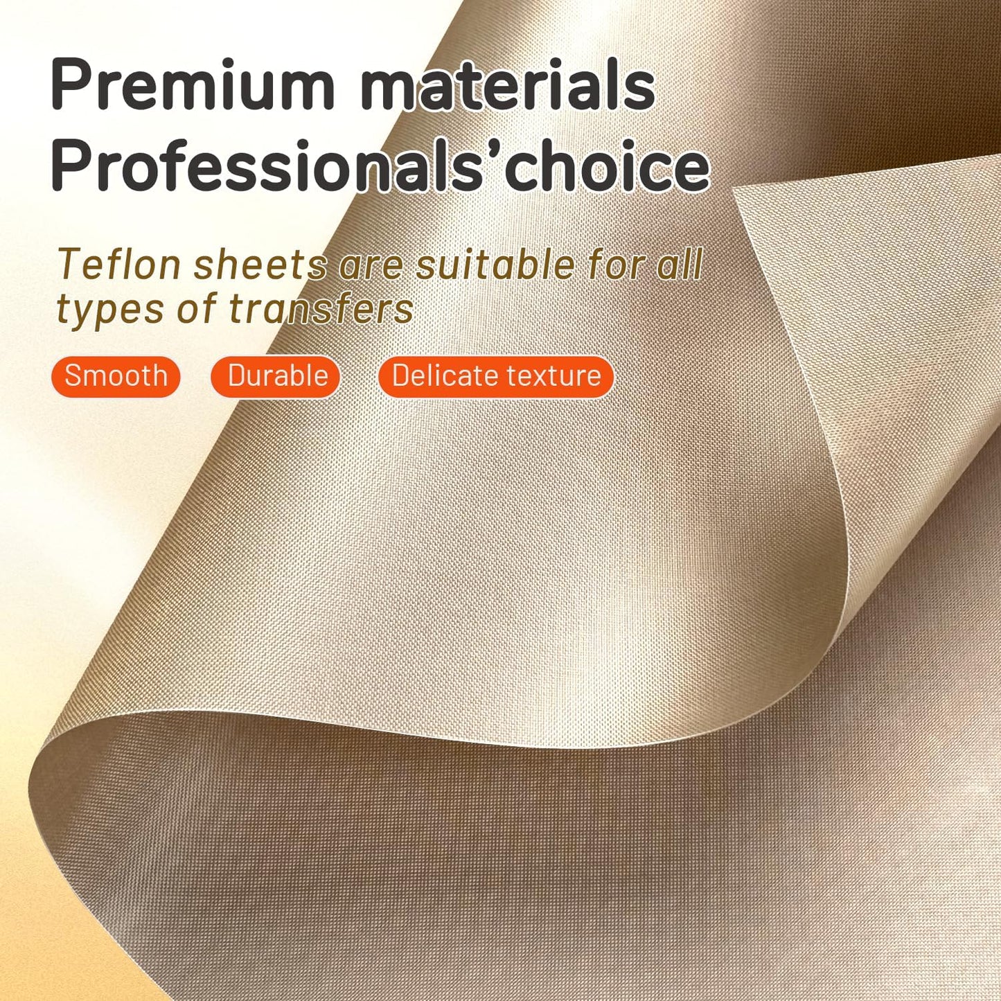 TransOurDream 3 Pack PTFE Teflon Sheets Size S 8.5 x 11" for Mini Heat Press Heat Resistant Craft Mat Sublimation Paper and Heat Transfer Paper Reusable