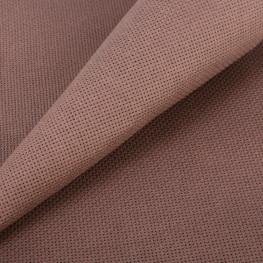 Aida Cloth 14 Count Cross Stitch Fabric,19×28inch (14CT, SaddleBrown)