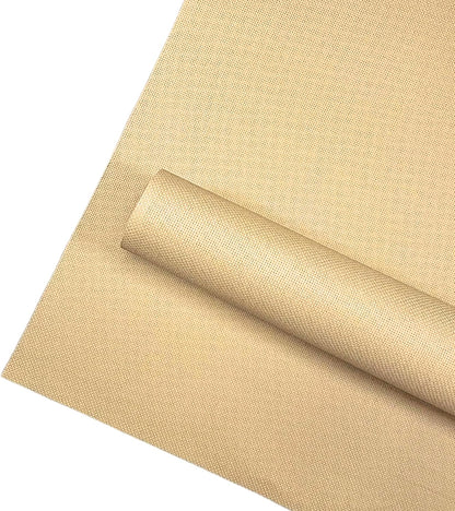 2 Sheets of Wheat 14 Count Aida Cloth – 21 x 21 Inch Pre-Cut Fabric Squares – Cross Stitch Fabric – 100% Cotton – Ideal for Needlework & Embroidery – The Knotty Unicorn