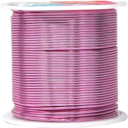 Mandala Crafts 18 Gauge Anodized Aluminum Craft Wire for Jewelry Making - 450 FT Colored Flexible Silver Copper Gold True Blue Purple Pink Wire - Bendable for Bonsai Armature Crafting Sculpting - Crafty Corner