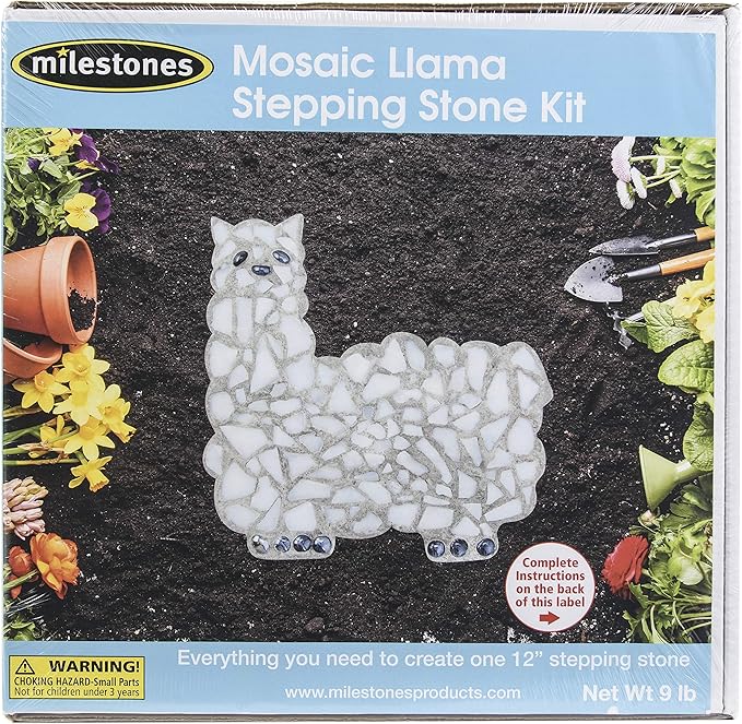 Midwest Products Mosaic Stepping Stone Kit-Llama