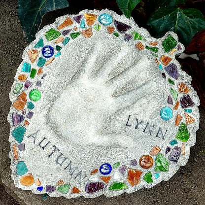 Mosaic Stepping Stone Kit, Leaf