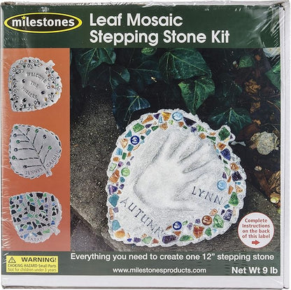 Mosaic Stepping Stone Kit, Leaf