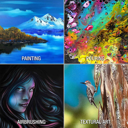 U.S. Art Supply 30 x 30 inch Stretched Canvas 12-Ounce Triple Primed, 6-Pack - Professional Artist Quality White Blank 3/4" Profile, 100% Cotton, Heavy-Weight Gesso - Acrylic Pouring, Oil Painting